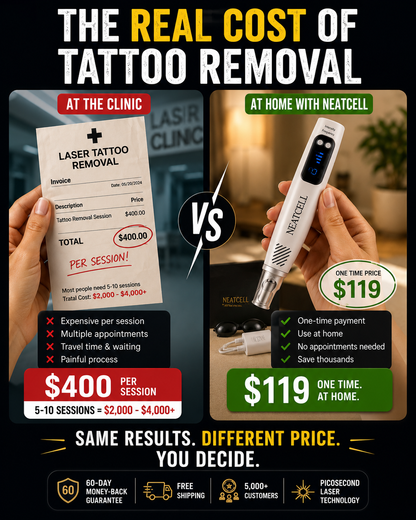 NEATCELL — Estompe les tatouages et les taches brunes à domicile